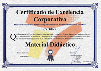 Certificado Iberdidac